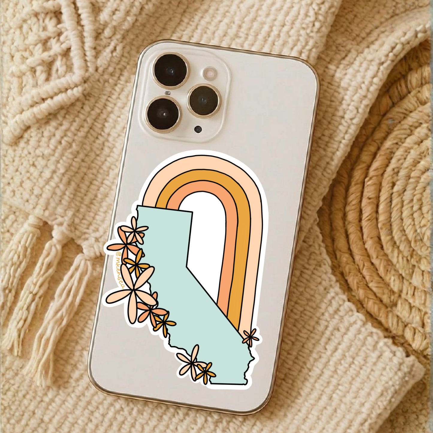 California Rainbow Sticker